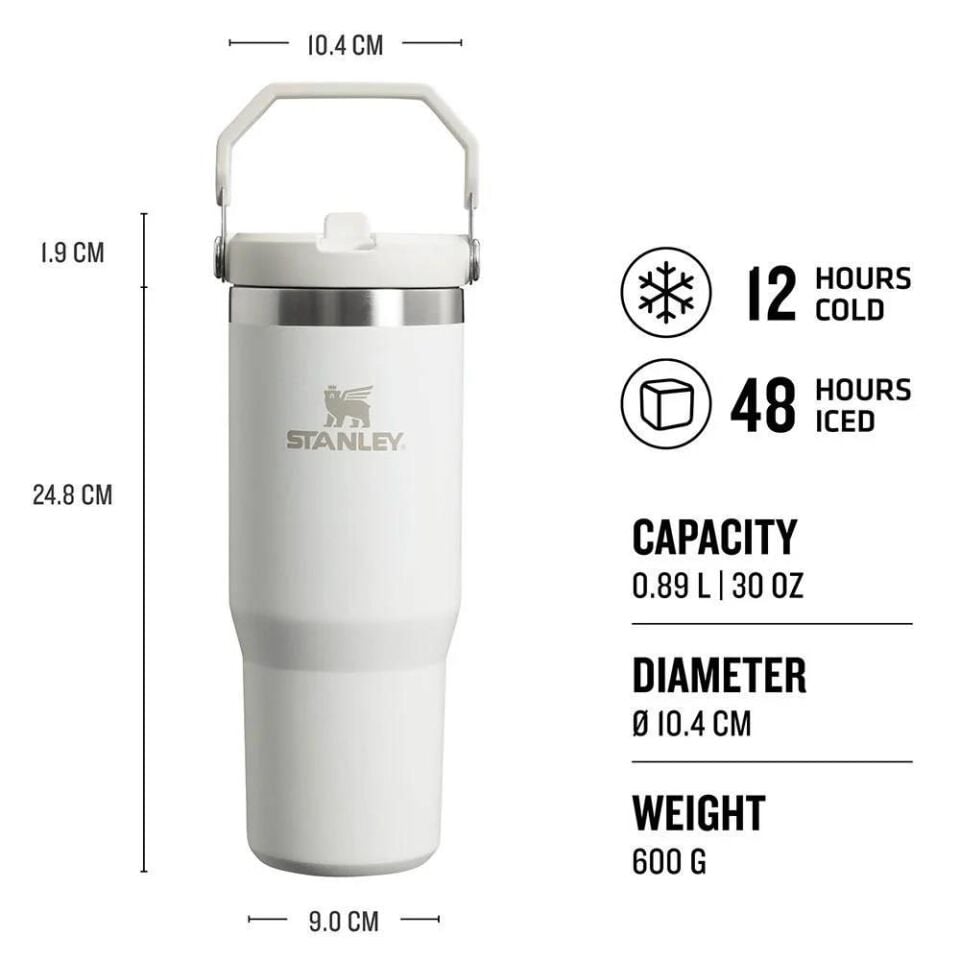 Stanley The IceFlow Flip Straw Termos Bardak 0,89 LT-10-09993-407