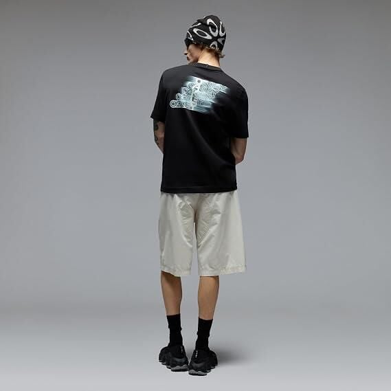 Oakley Stacked Flow Erkek T-Shirt-FOA407928BLK
