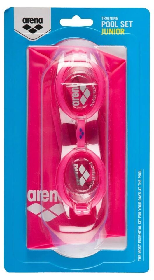 Arena Pool Jr Çocuk Pembe Bone Gözlük Seti-9242392