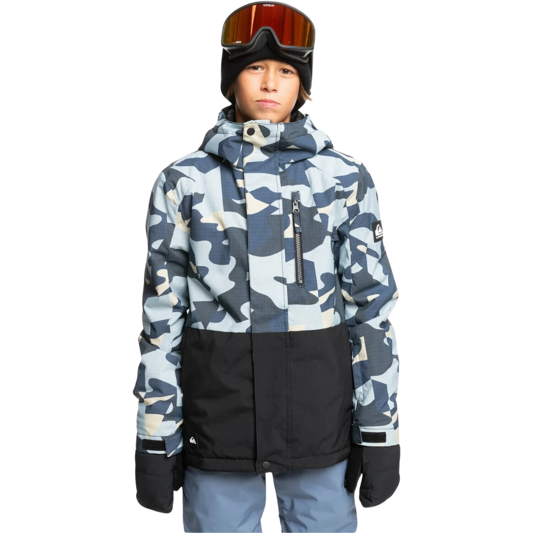 Quiksilver Mission Printed Block 4-16 Yaş Kayak/Snowboard Mont-EQBTJ03196