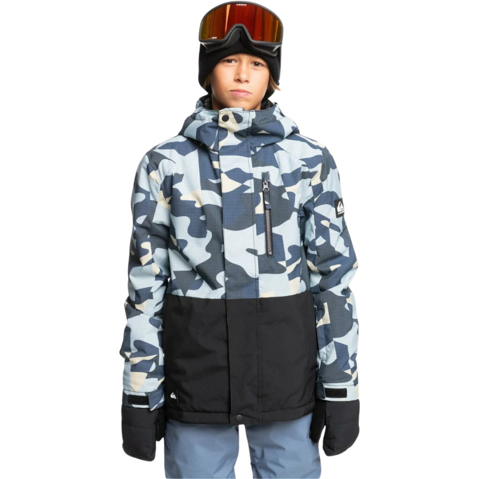 Quiksilver Mission Printed Block 4-16 Yaş Kayak/Snowboard Mont-EQBTJ03196