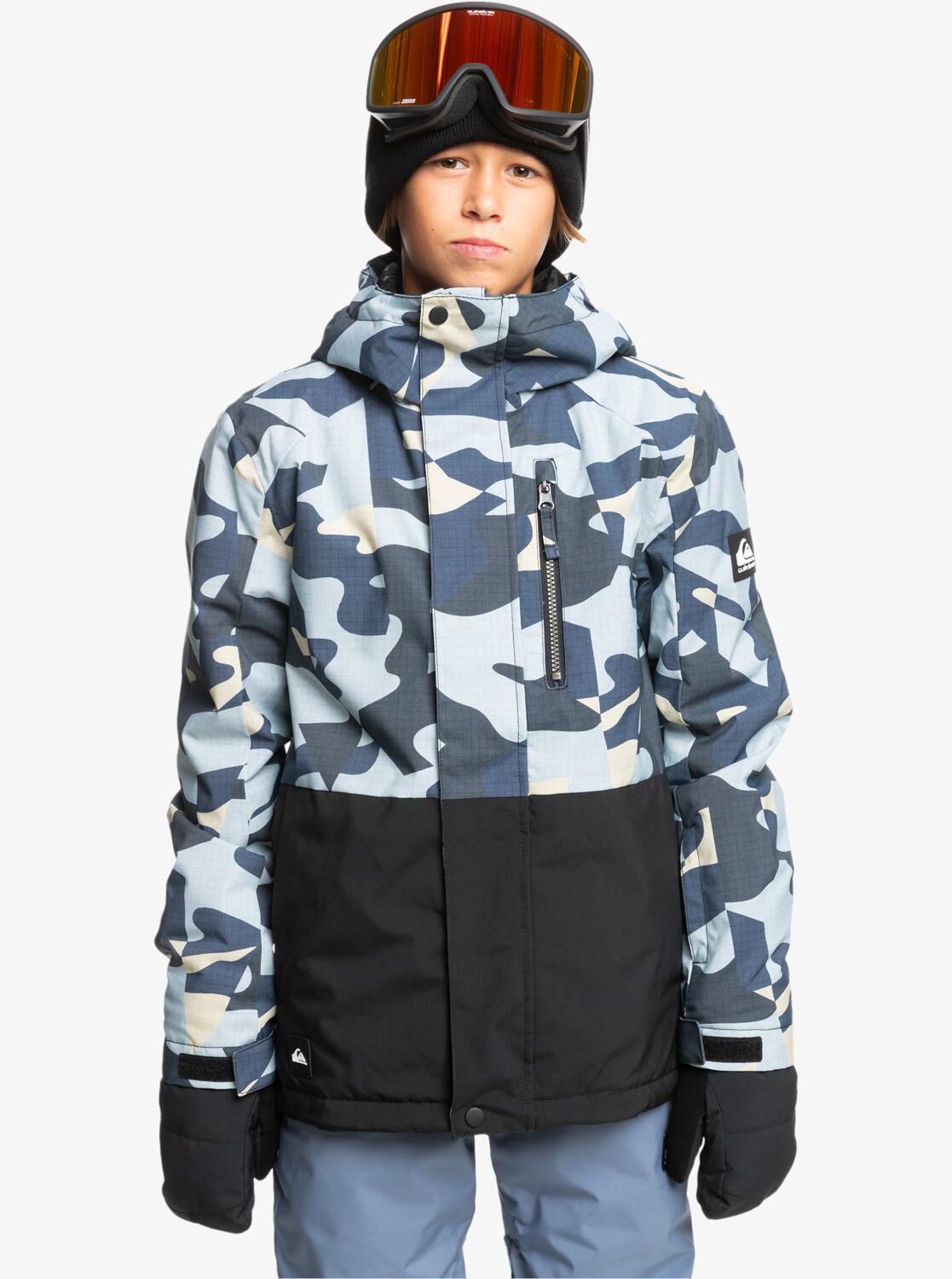 Quiksilver Mission Printed Block 4-16 Yaş Kayak/Snowboard Mont-EQBTJ03196