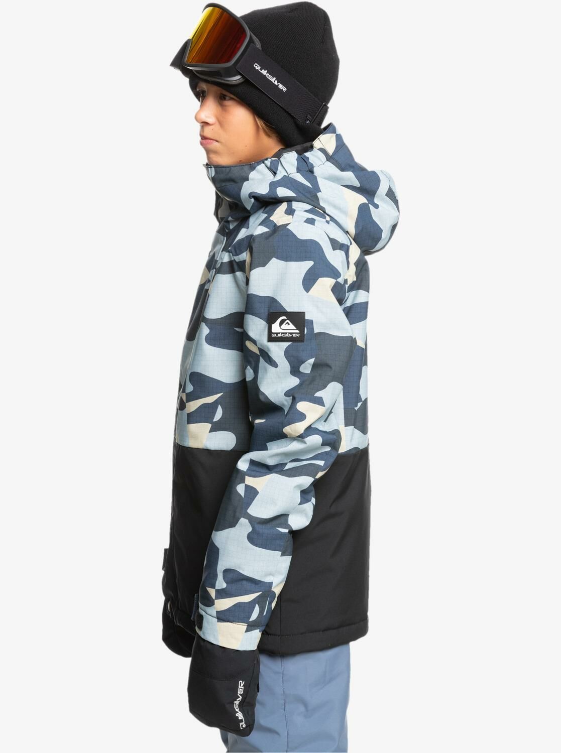 Quiksilver Mission Printed Block 4-16 Yaş Kayak/Snowboard Mont-EQBTJ03196