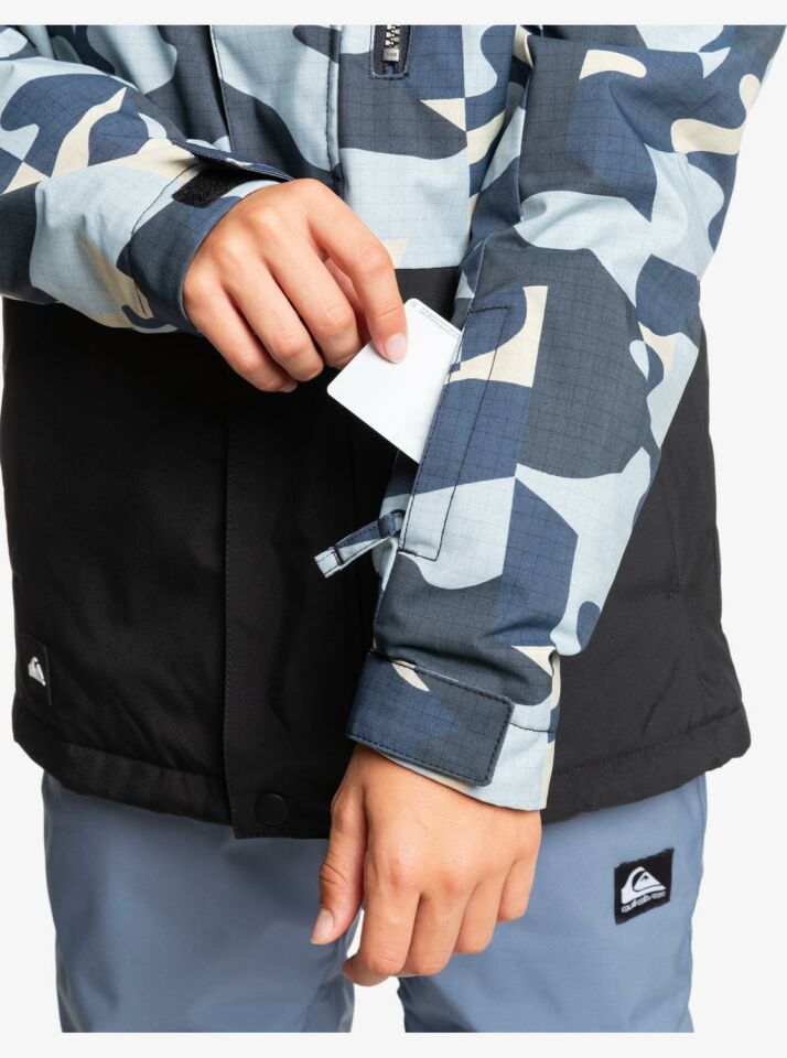 Quiksilver Mission Printed Block 4-16 Yaş Kayak/Snowboard Mont-EQBTJ03196