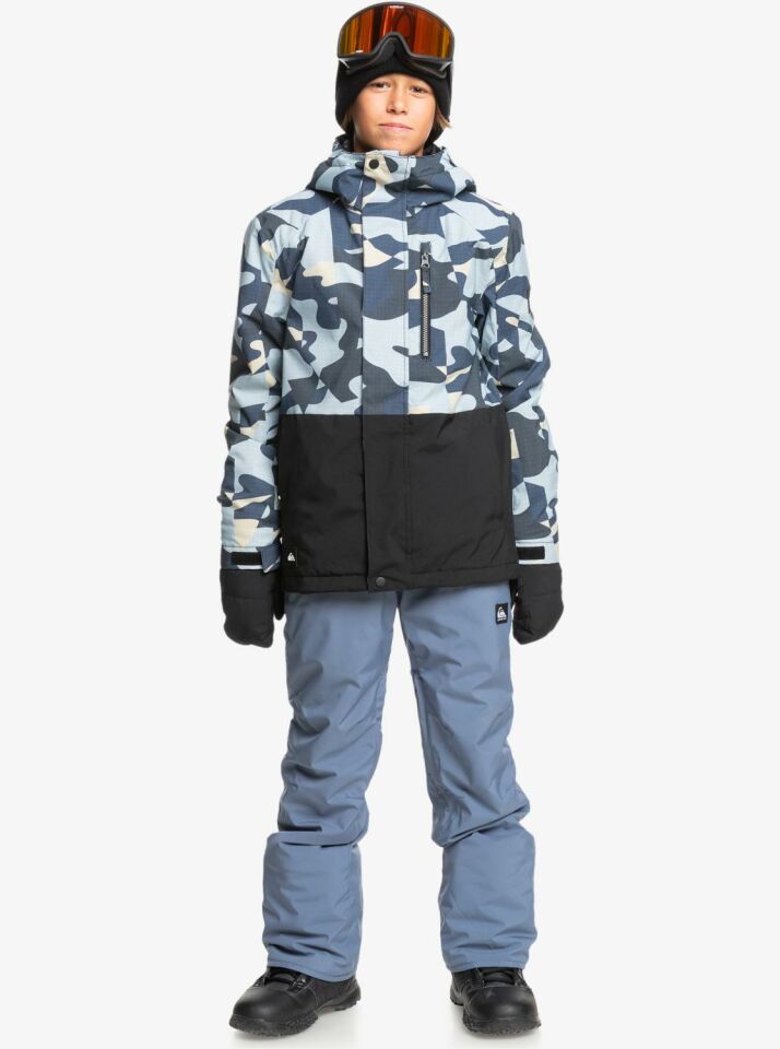 Quiksilver Mission Printed Block 4-16 Yaş Kayak/Snowboard Mont-EQBTJ03196