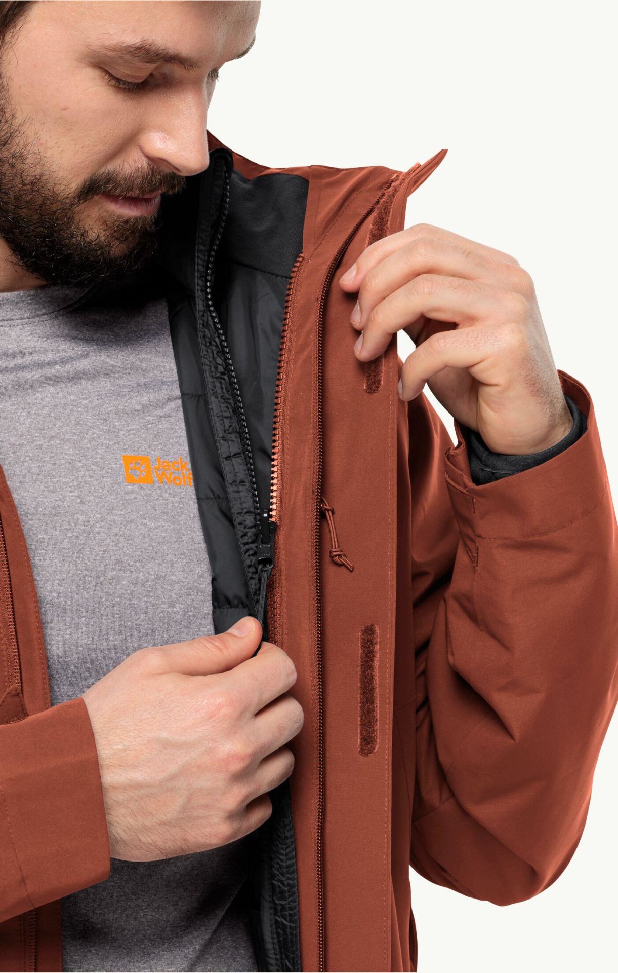 Jack Wolfskin Luntal 3IN1 Erkek Outdoor Mont-1116251