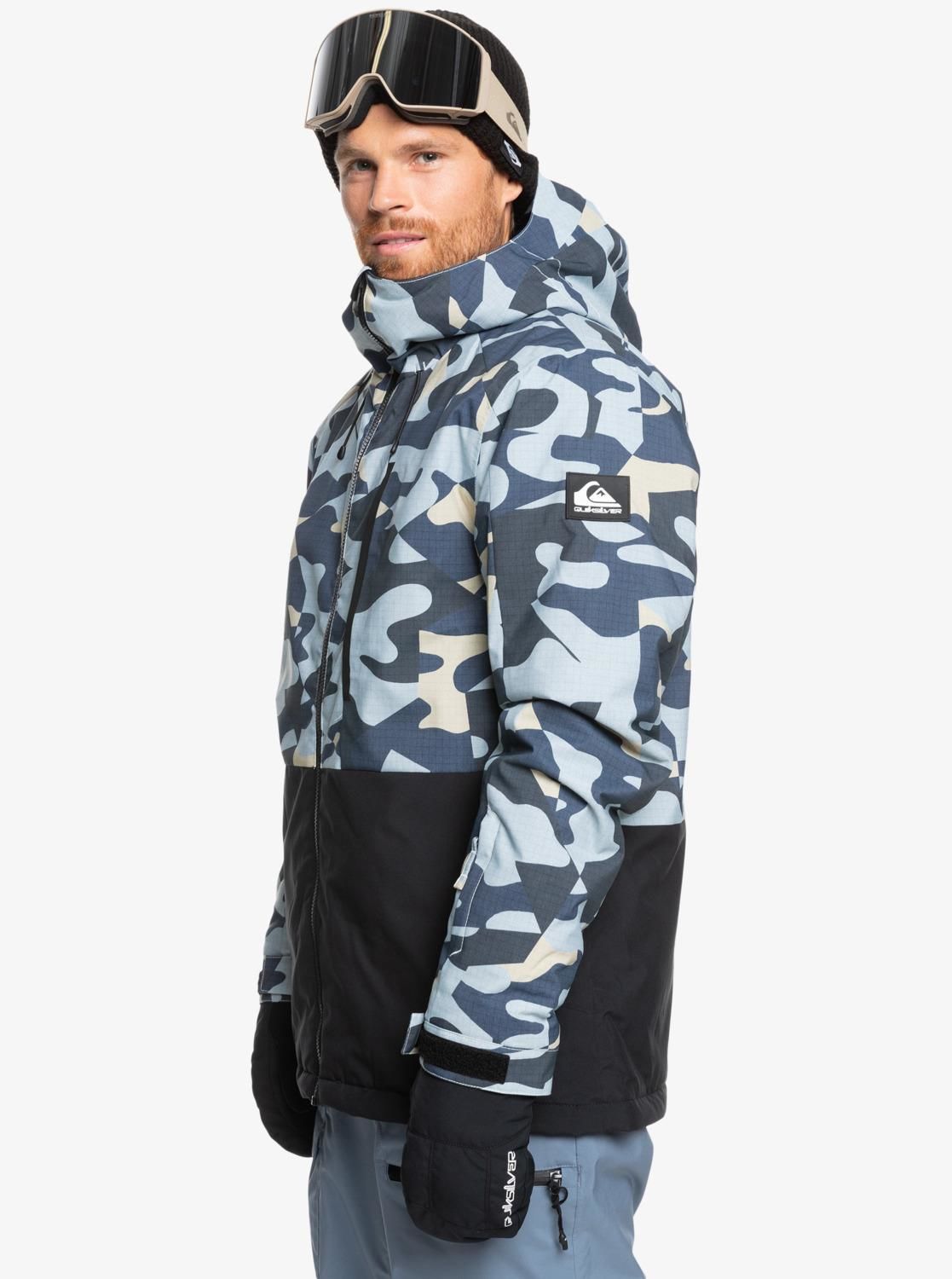 Quiksilver Missinon Printed Block Erkek Kayak/Snowboard Mont-EQYTJ03478