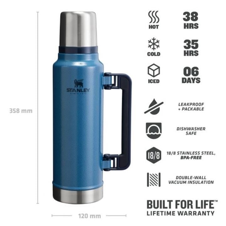 Stanley Klasik Vakumlu Çelik Termos 1.4 Lt-10-08265-028