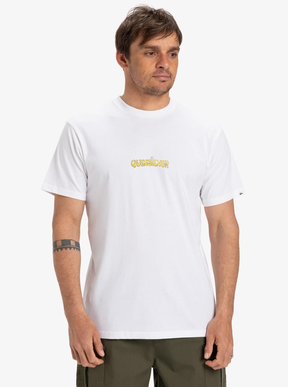 Quiksilver Ev Disconnect Effects Erkek T-Shirt-EQYZT08049