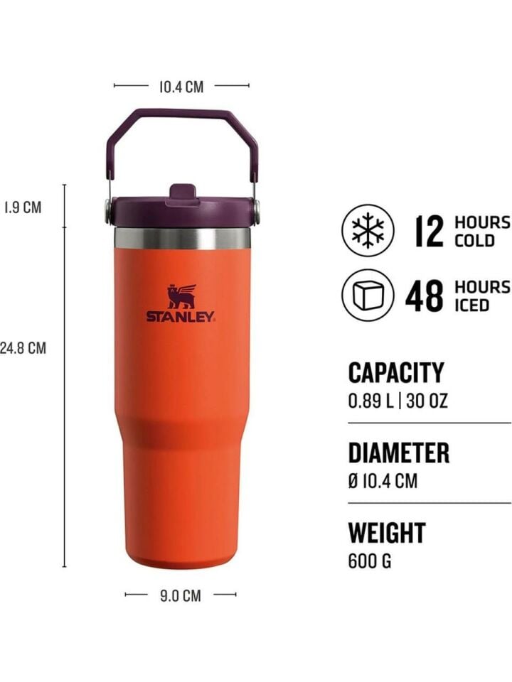 Stanley The IceFlow Flip Straw Termos Bardak 0.89 LT-10-09993-314