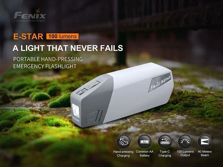 Fenix E-STAR 100 Lümen Acil Durum El Feneri-FENİXE-STAR