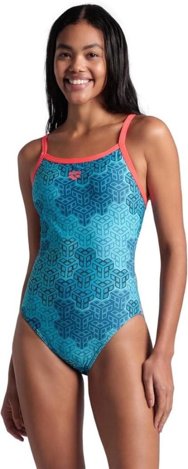 Arena Camo Kikko Swimsuit Challe Kadın Yüzücü Mayosu-007160