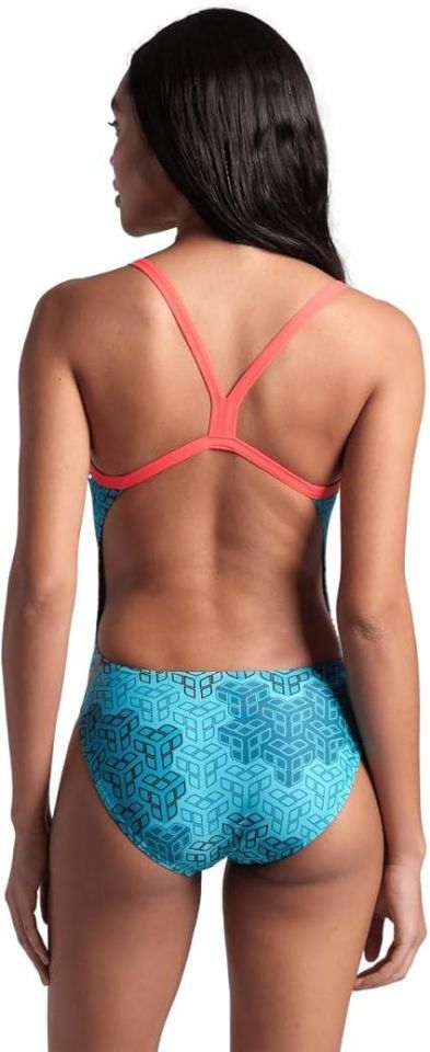 Arena Camo Kikko Swimsuit Challe Kadın Yüzücü Mayosu-007160