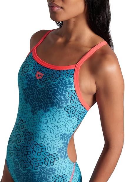 Arena Camo Kikko Swimsuit Challe Kadın Yüzücü Mayosu-007160