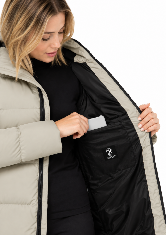 Jack Wolfskin Frozen Lake Coat Kadın Mont-1206132