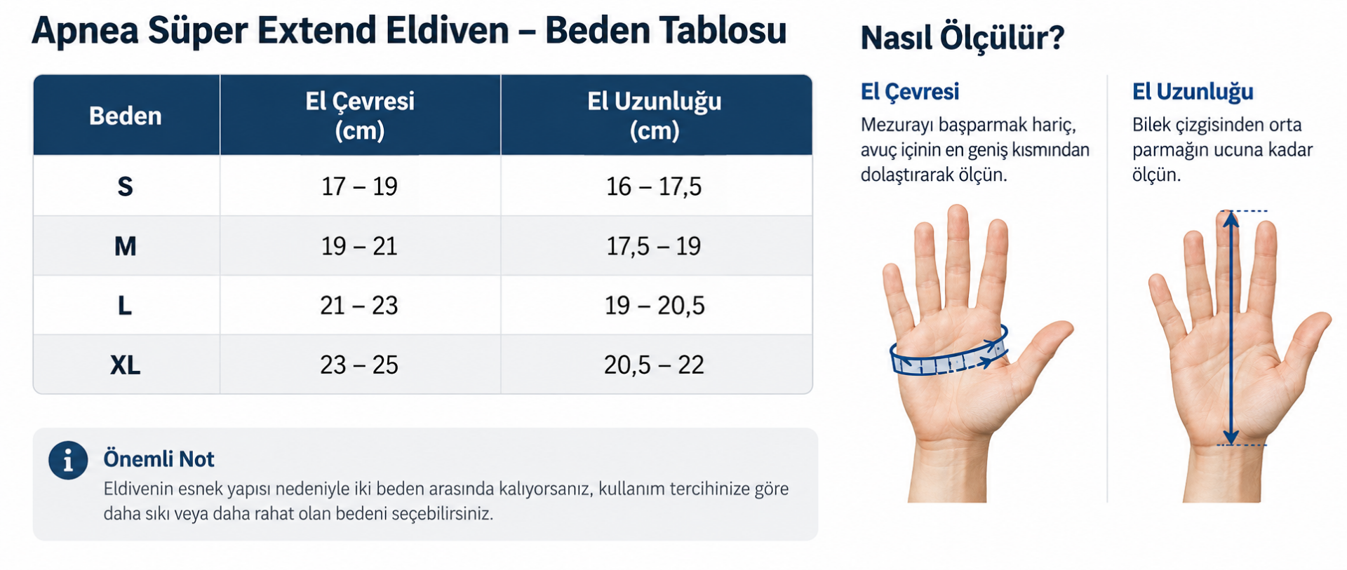 Apnea Süper Extend Eldiven Siyah-TR210201BLK