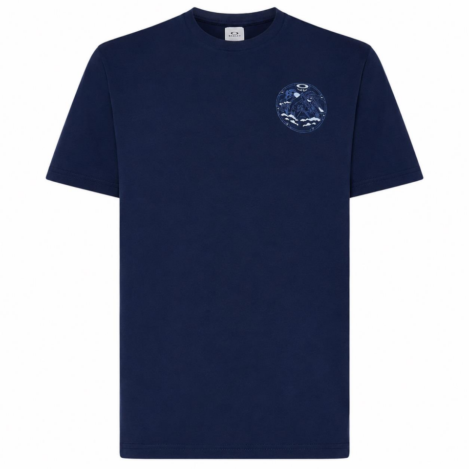 Oakley Rings Mountain Erkek T-Shirt-FOA405467NAV