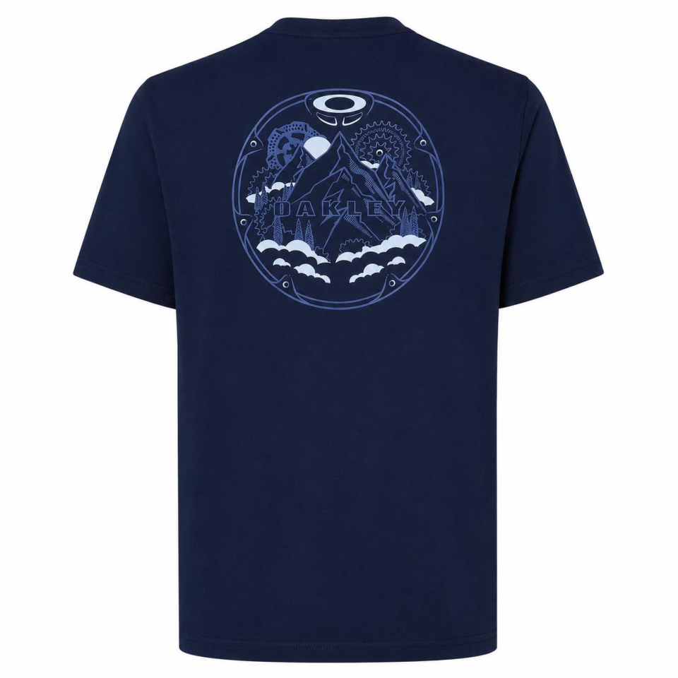 Oakley Rings Mountain Erkek T-Shirt-FOA405467NAV