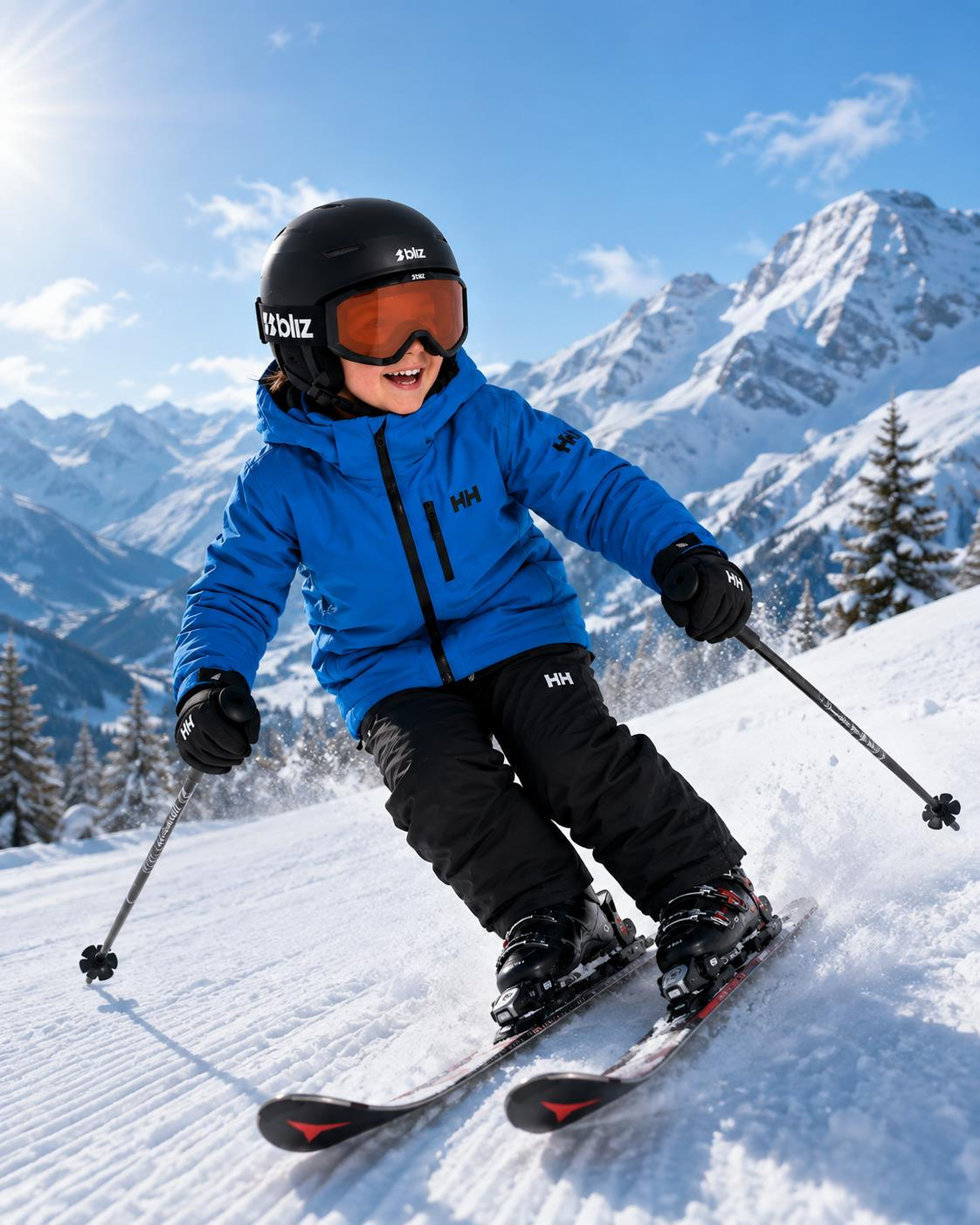 Bliz Liner 6-12 Yaş Çocuk Kayak/Snowboard Gözlüğü-0ZK8503720