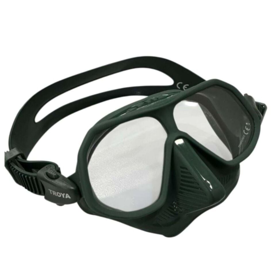Apnea M16 Troya Green Dalış Maskesi-TROYAM16GRN
