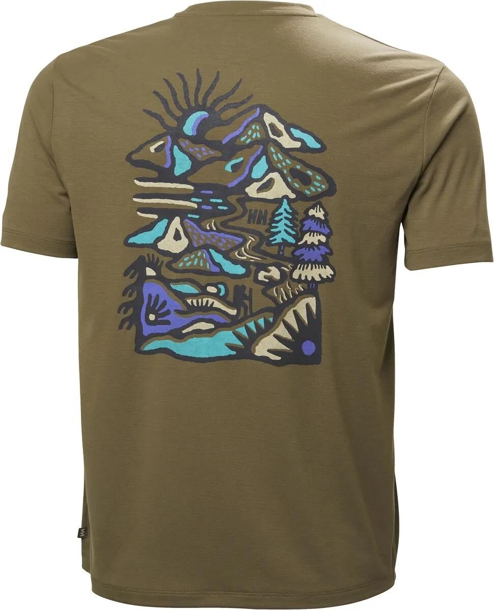 Helly Hansen Skog Recycled Graphic Erkek T-Shirt-HHA.63082