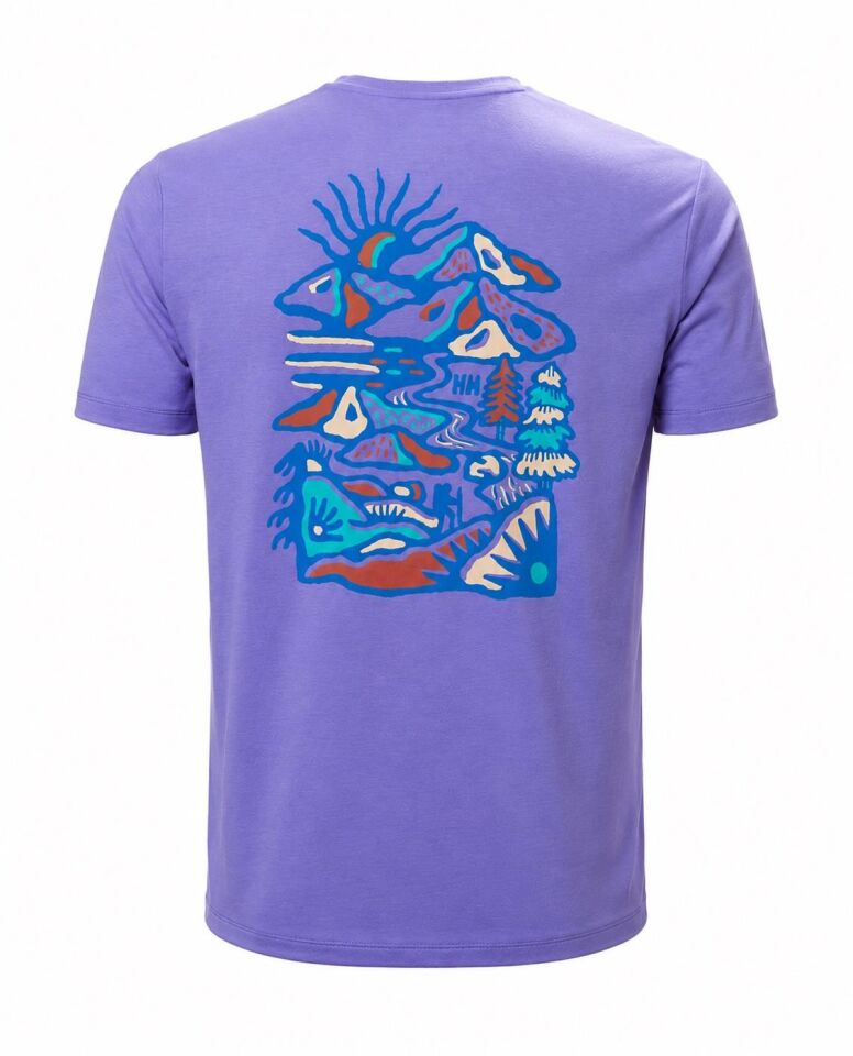 Helly Hansen Skog Recycled Graphic Erkek T-Shirt-HHA.63082