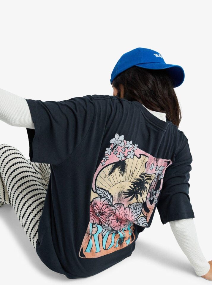 Roxy Talloversize Washed Kadın T-Shirt-ERJZT06081