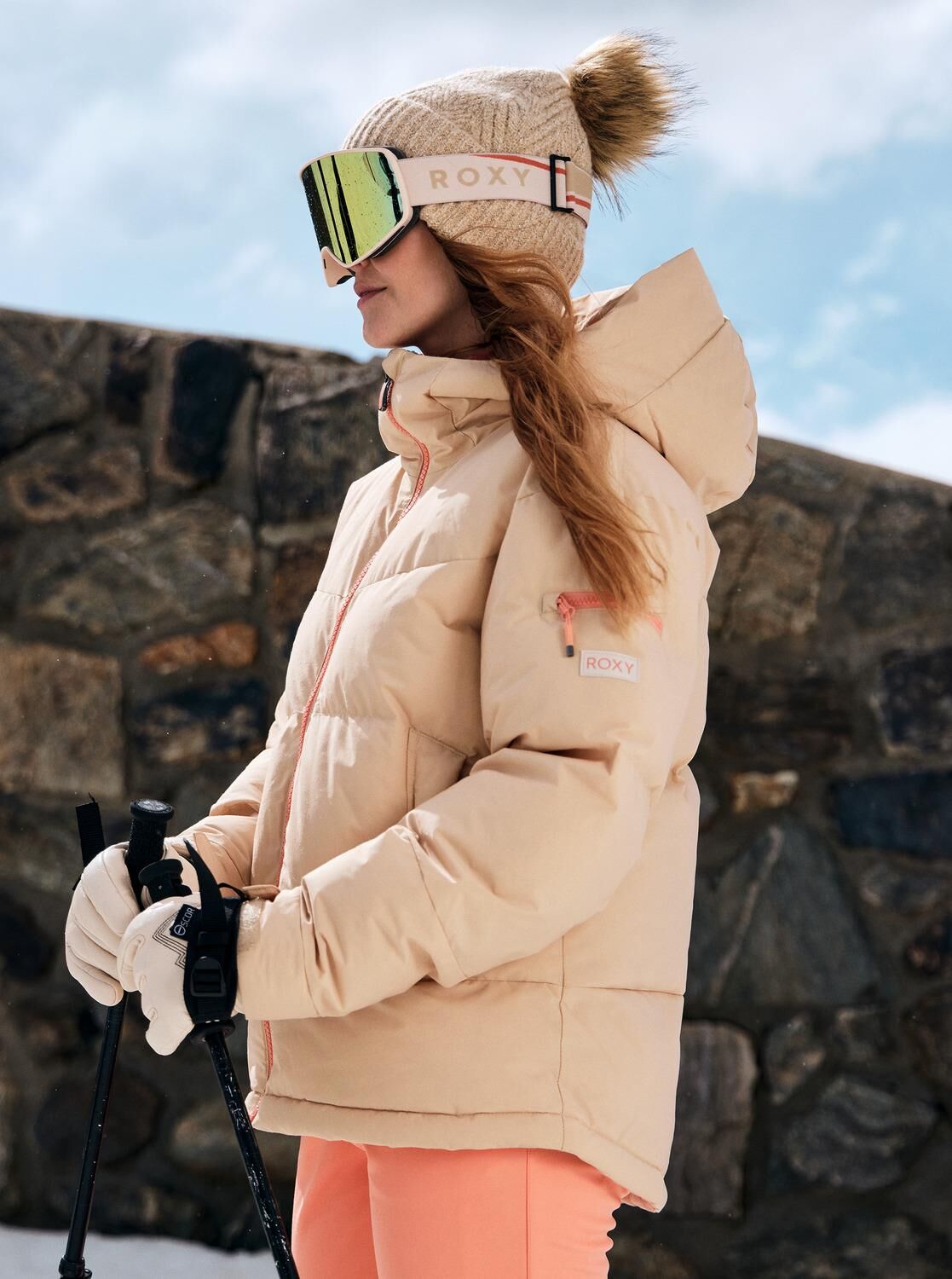 Roxy Alofted Puffy Kadın Kayak/Snowboard Mont-ERJTJ03470