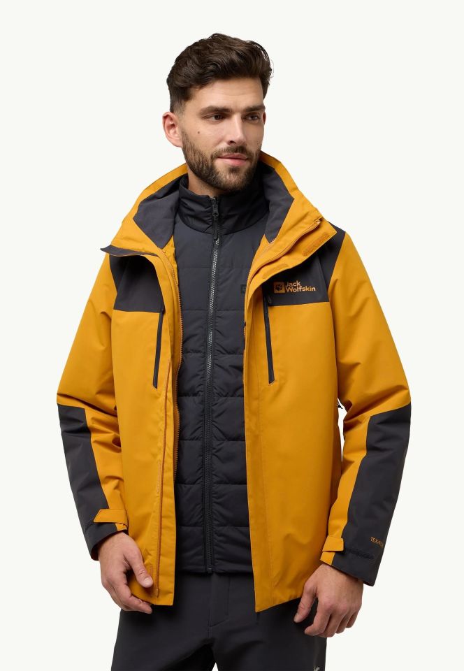 Jack Wolfskin Jasper 3IN1 Erkek Su Geçirmez Erkek Mont-A61858