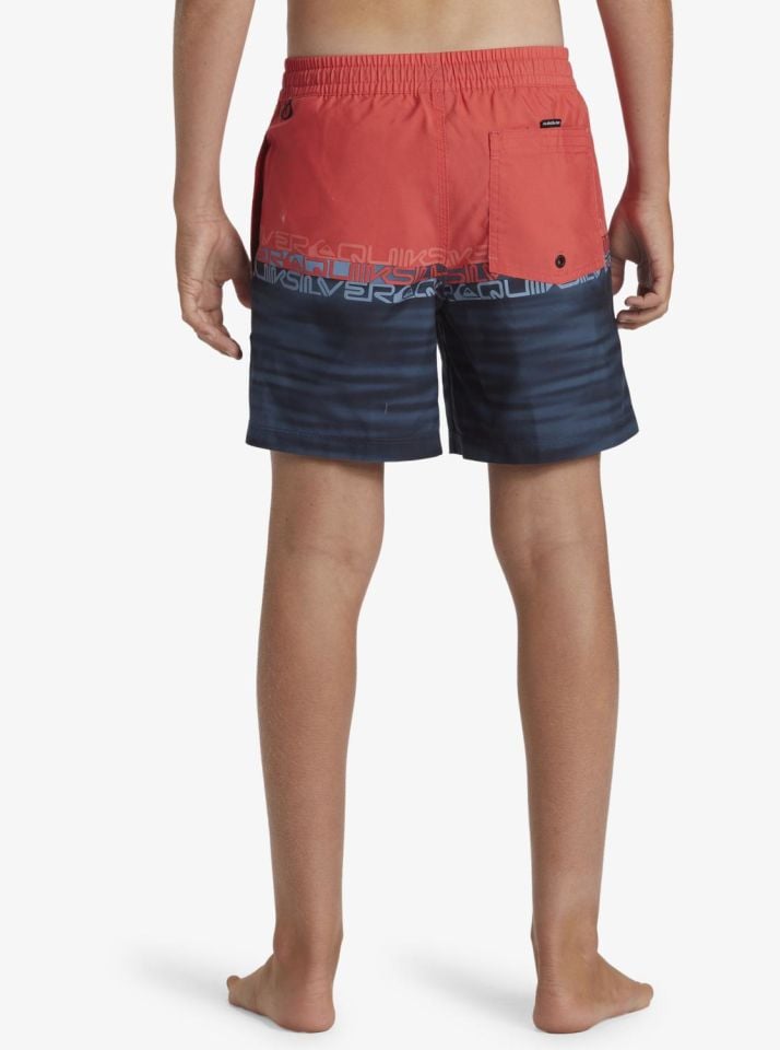 Quiksilver Everyday Wordblock Volley 8-16 Yaş Çocuk Deniz Şortu-AQBJV03051