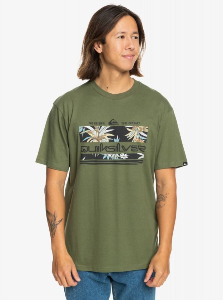 Quiksilver Tropical Rainbow SS Erkek T-Shirt-EQYZT07679