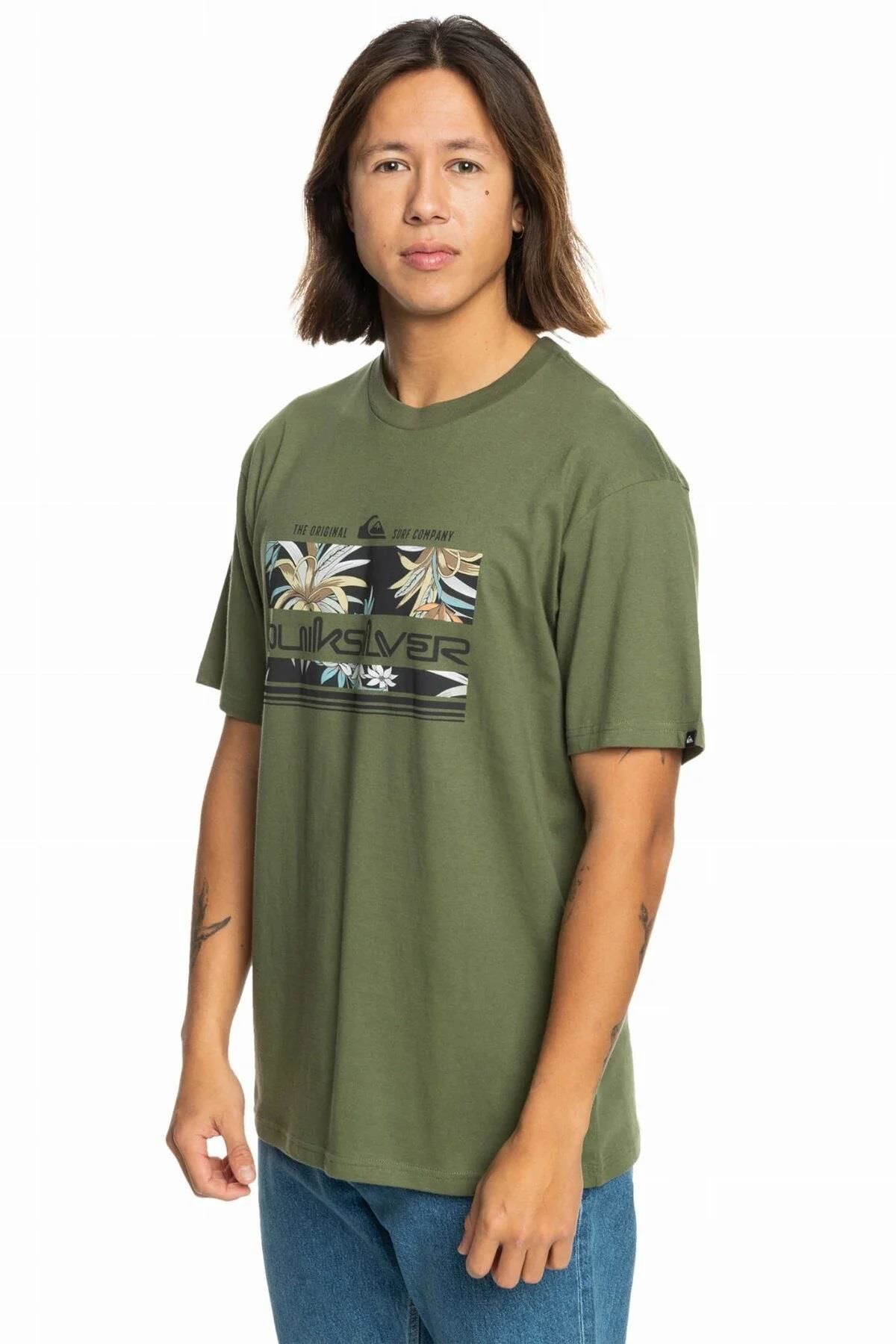 Quiksilver Tropical Rainbow SS Erkek T-Shirt-EQYZT07679