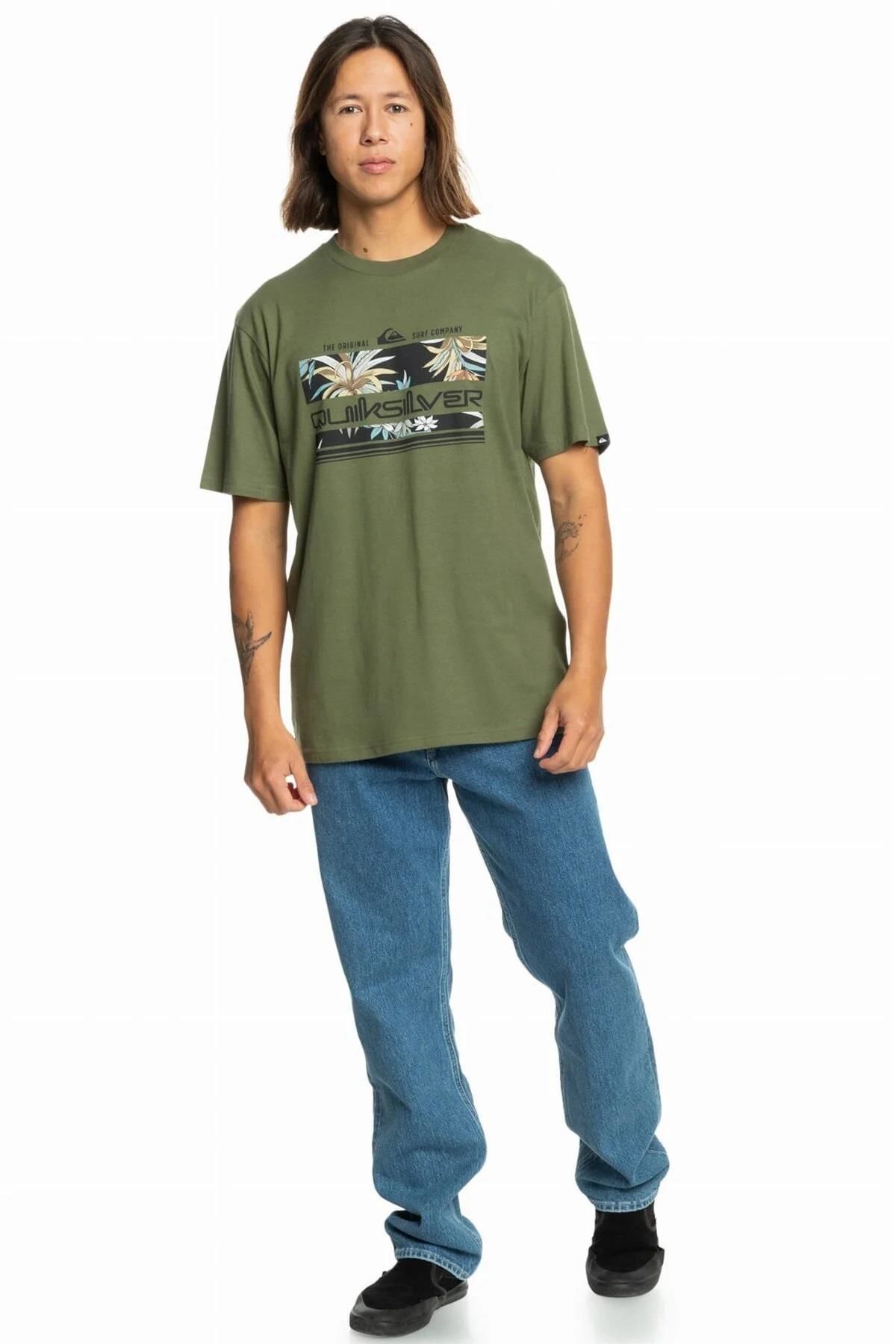 Quiksilver Tropical Rainbow SS Erkek T-Shirt-EQYZT07679