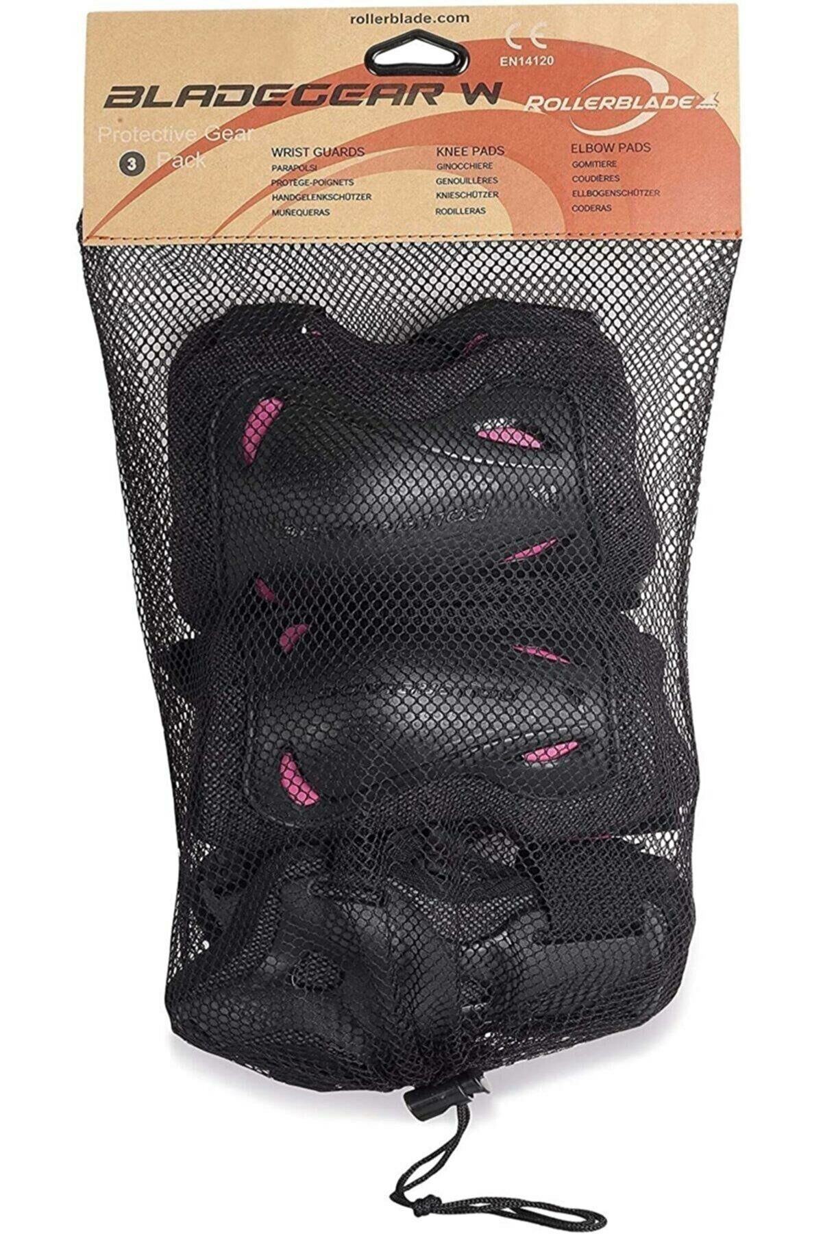Rollerblade Bladegear 3'lü Çocuk Koruma Seti (Bilek, Dirsek, Diz)-1RB/063104-Pembe