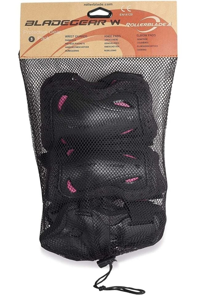 Rollerblade Bladegear 3'lü Çocuk Koruma Seti (Bilek, Dirsek, Diz)-1RB/063104-Pembe