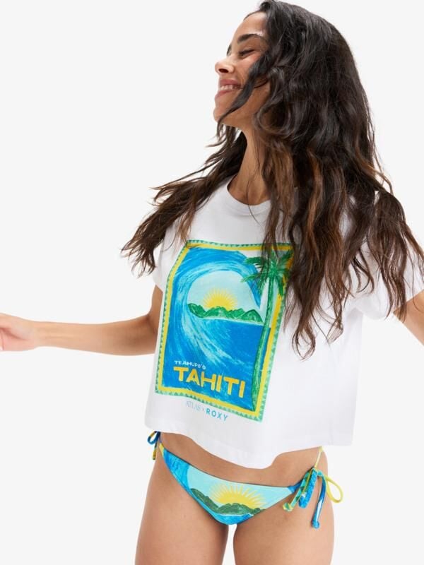 Roxy Atlas Ocean Kadın T-Shirt-ERJZT05921