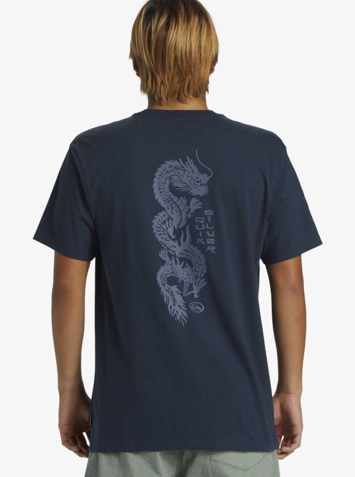 Quiksilver Dragon Fist Moe Erkek T-Shirt-AQYZT09544