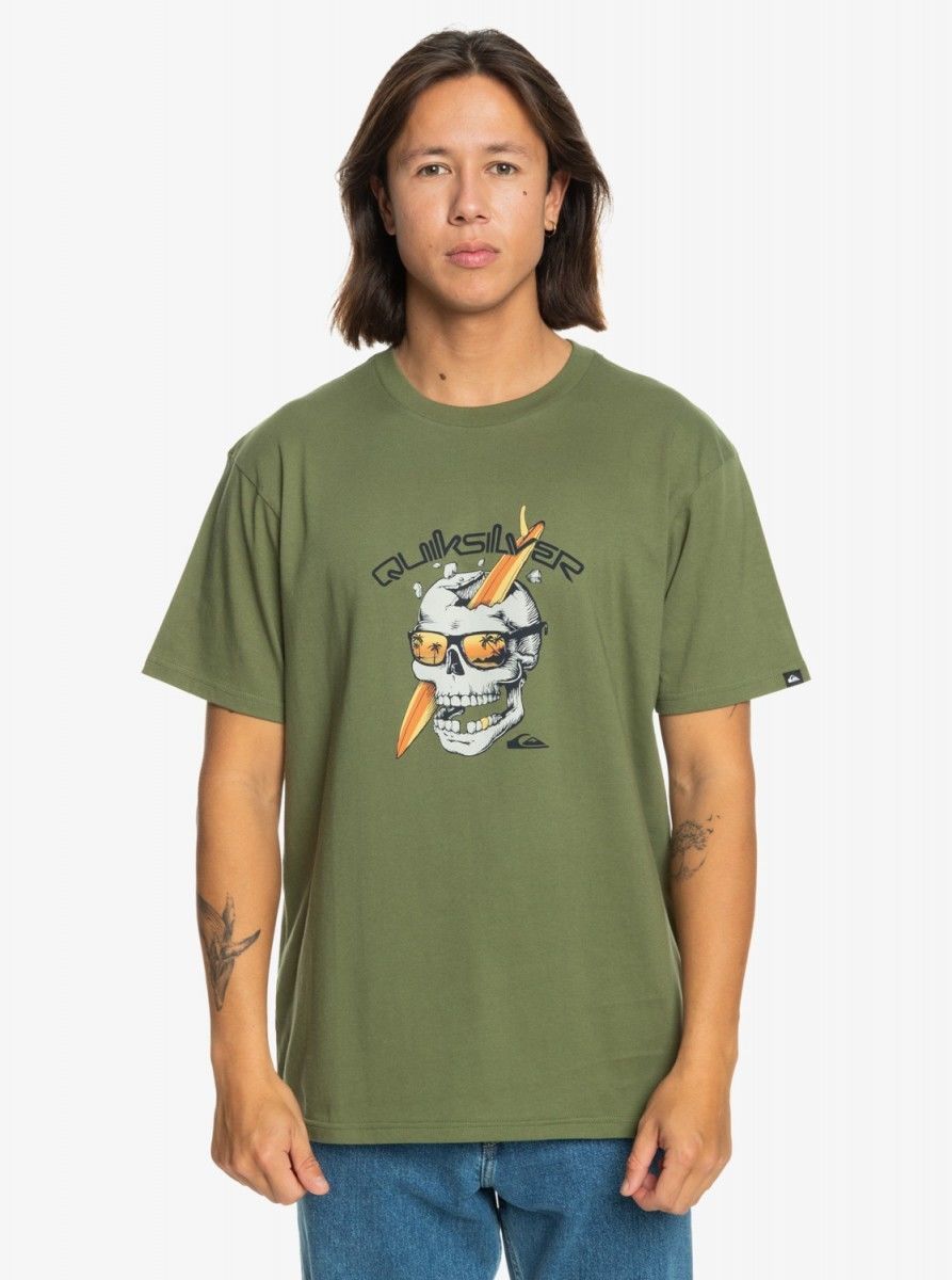 Quiksilver One Last Surf SS Erkek T-Shirt-EQYZT07674