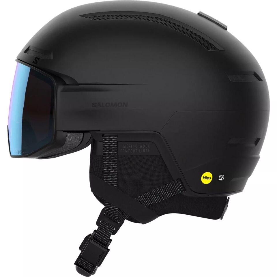 Salomon Driver Prime Sigphoto Mips Unisex Kayak/Snowboard Kaskı-L47007600BLK
