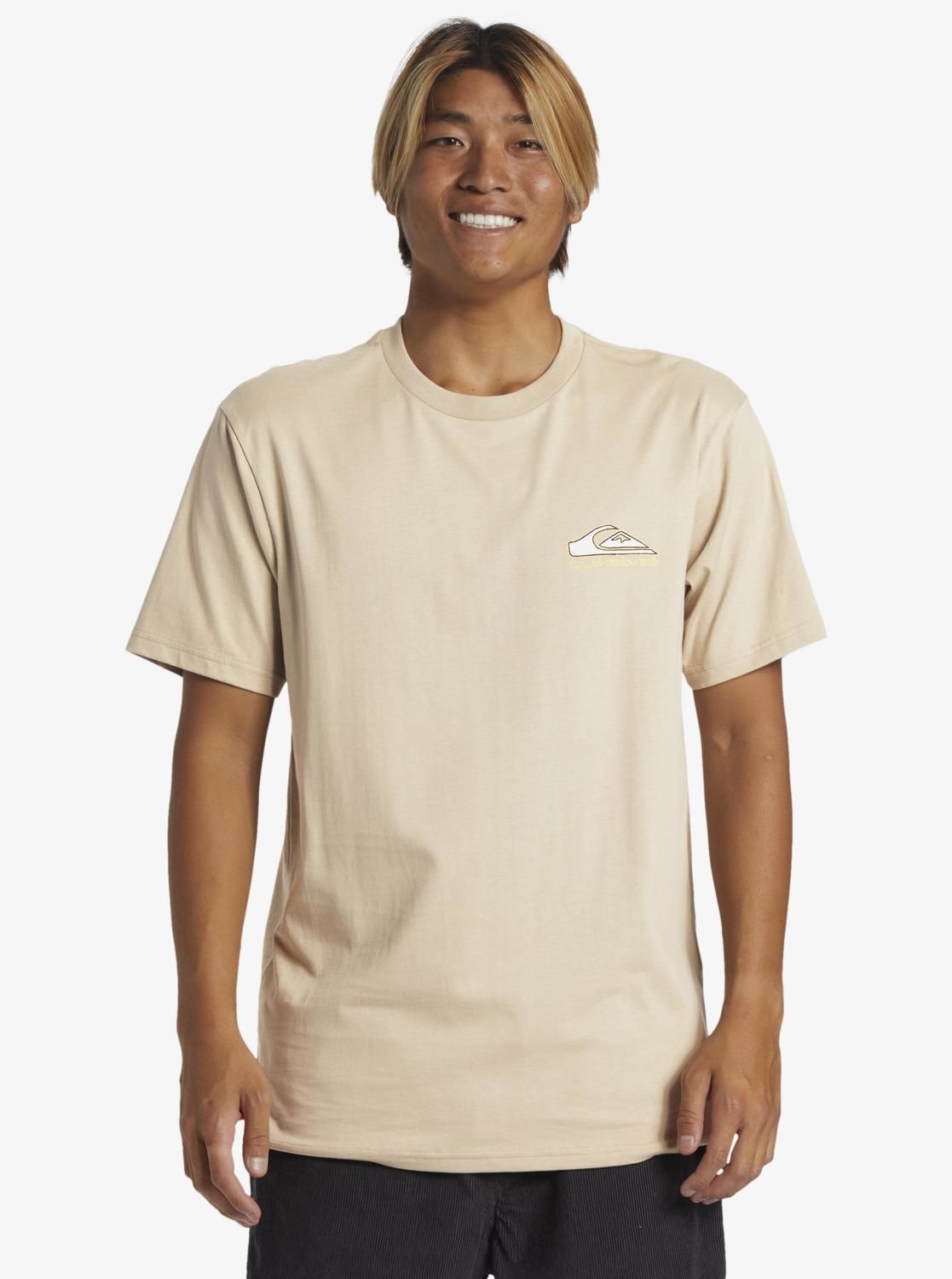 Quiksilver Step Up Mor Erkek T-Shirt-AQYZT09563