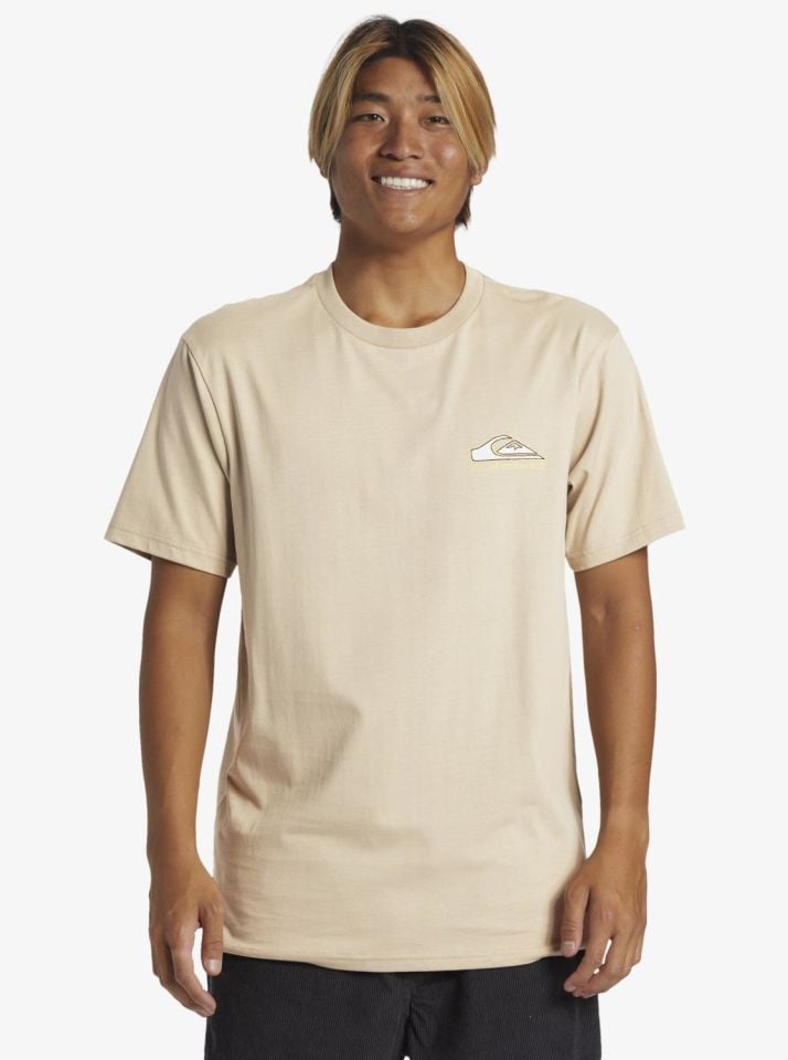 Quiksilver Step Up Mor Erkek T-Shirt-AQYZT09563