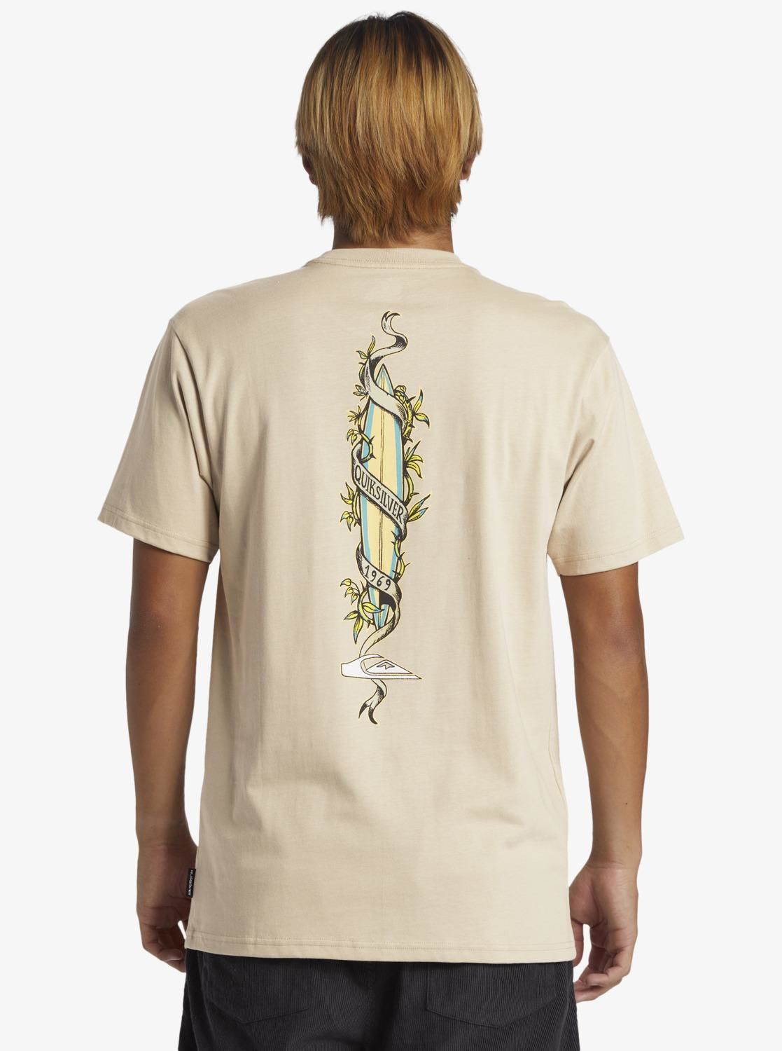 Quiksilver Step Up Mor Erkek T-Shirt-AQYZT09563