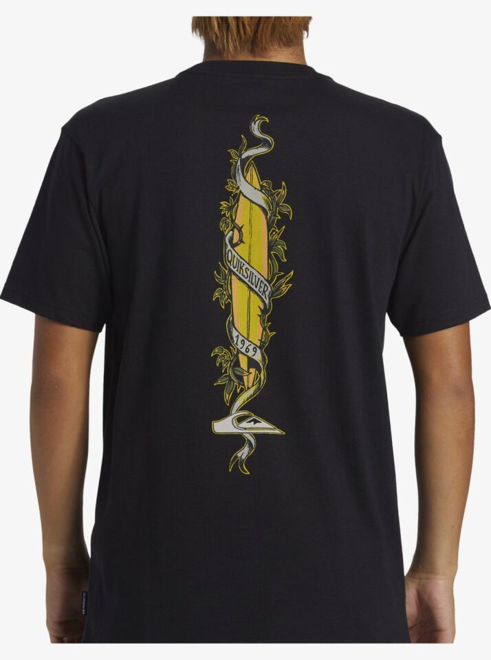 Quiksilver Step Up Mor Erkek T-Shirt-AQYZT09563