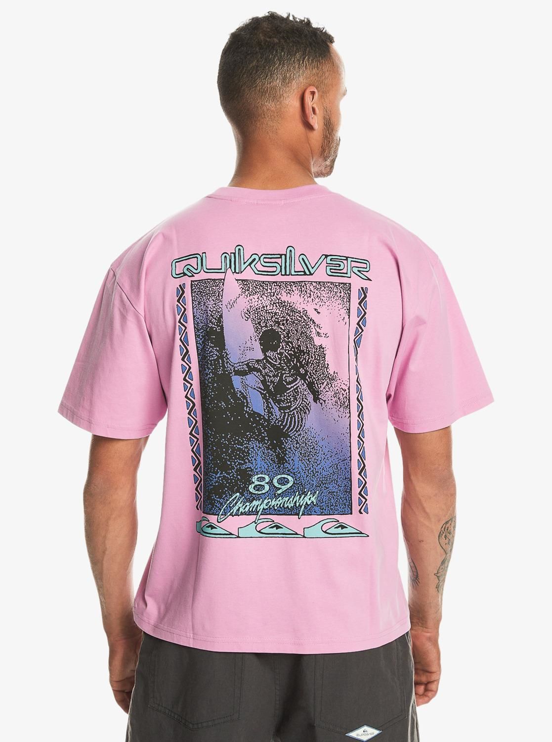 Quiksilver Back Flash SS Erkek T-Shirt-EQYZT07605