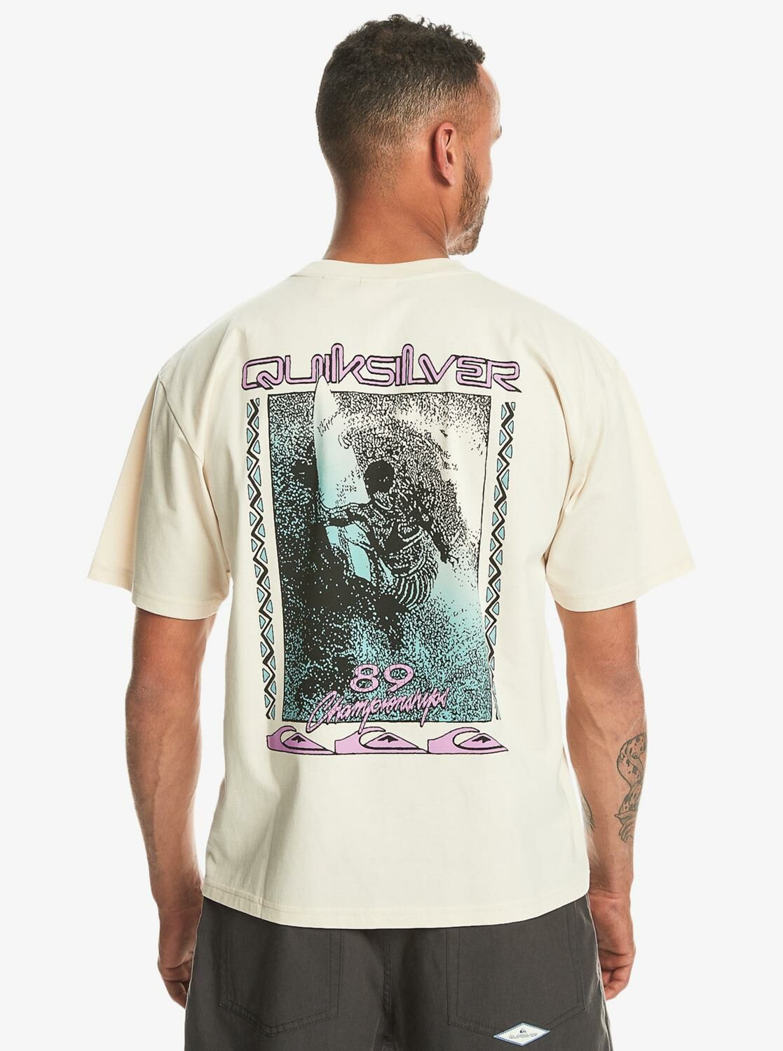 Quiksilver Back Flash SS Erkek T-Shirt-EQYZT07605
