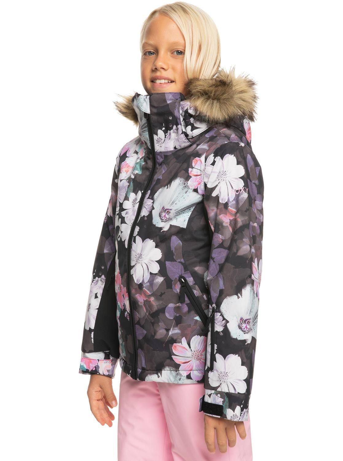 Roxy Jet Ski 8-16 Yaş Çocuk Kayak/Snowboard Montu-ERGTJ03162