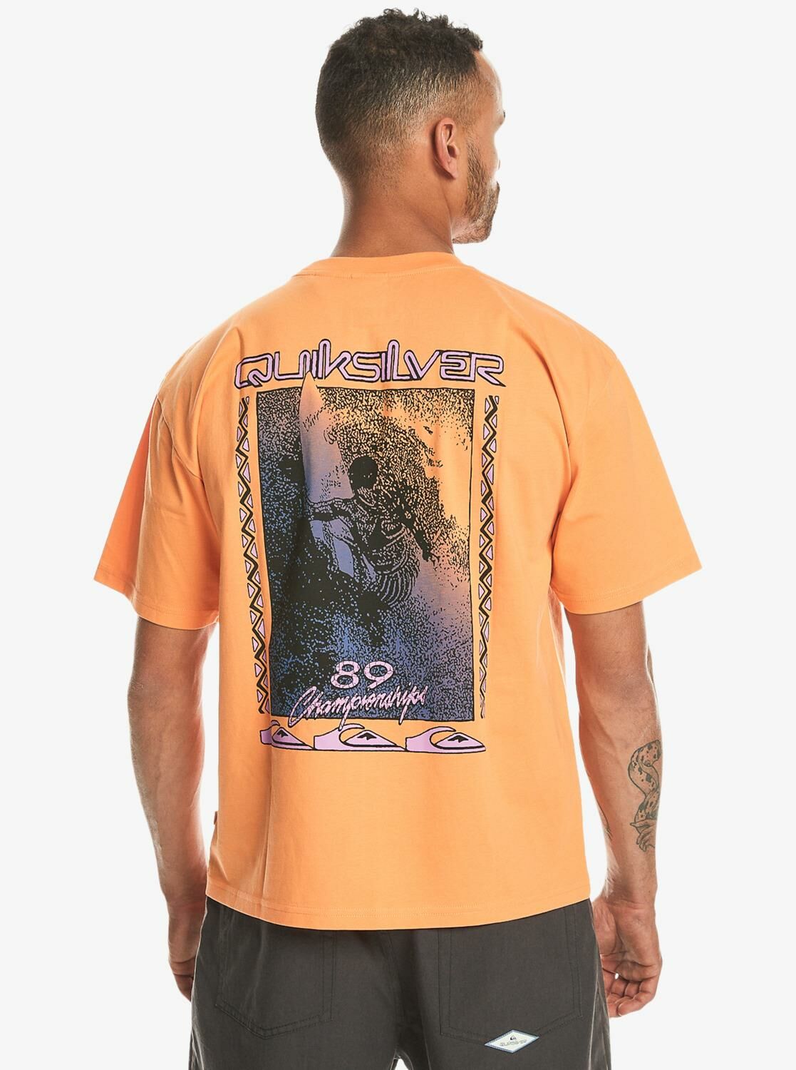 Quiksilver Back Flash SS Erkek T-Shirt-EQYZT07605