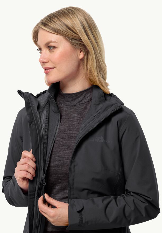 Jack Wolfskin Moonrise 3IN1 Kadın Outdoor Mont-1115621