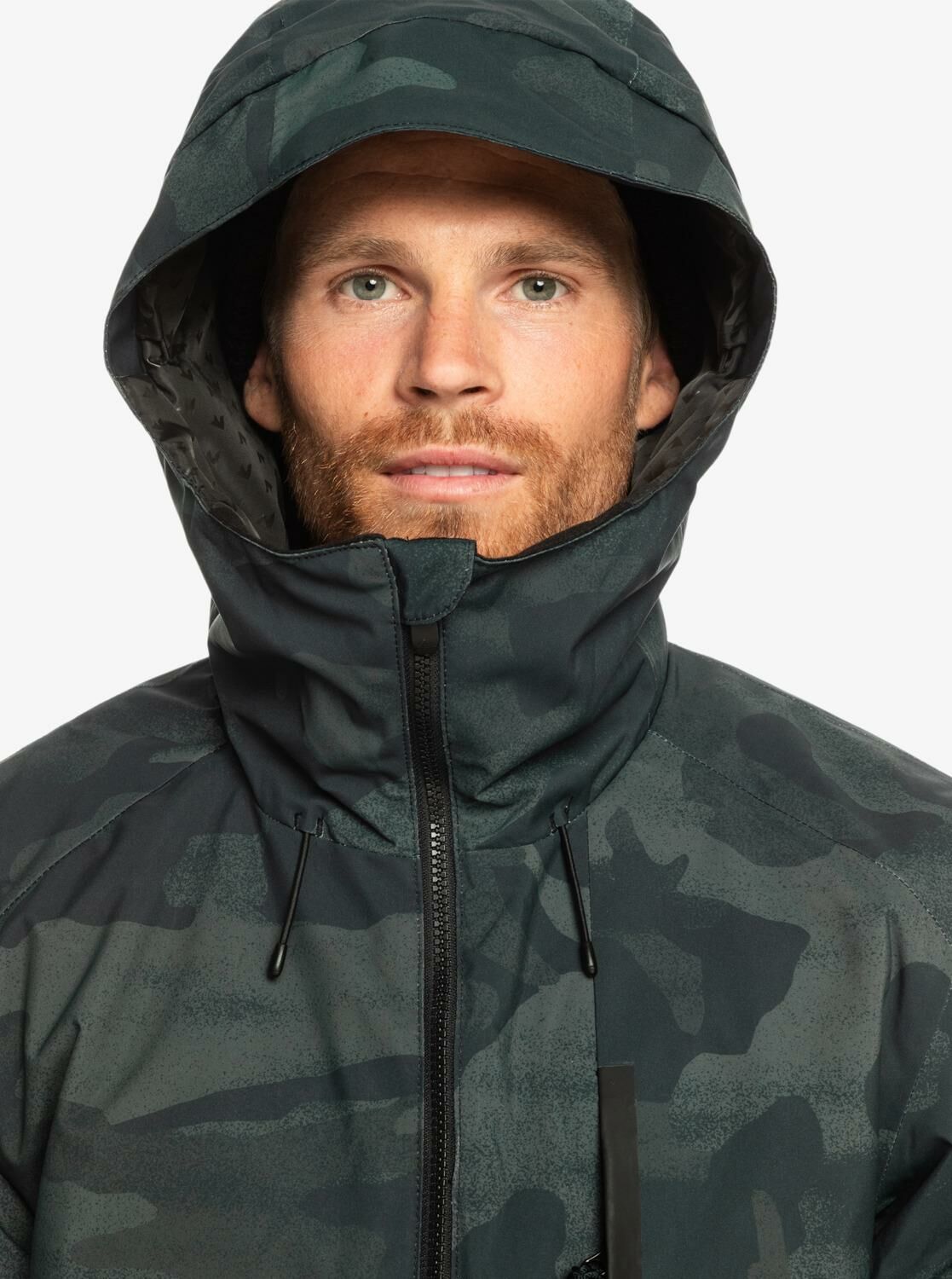 Quiksilver Mission Printed Block Erkek Kayak/Snowboard Montu-EQYTJ03403