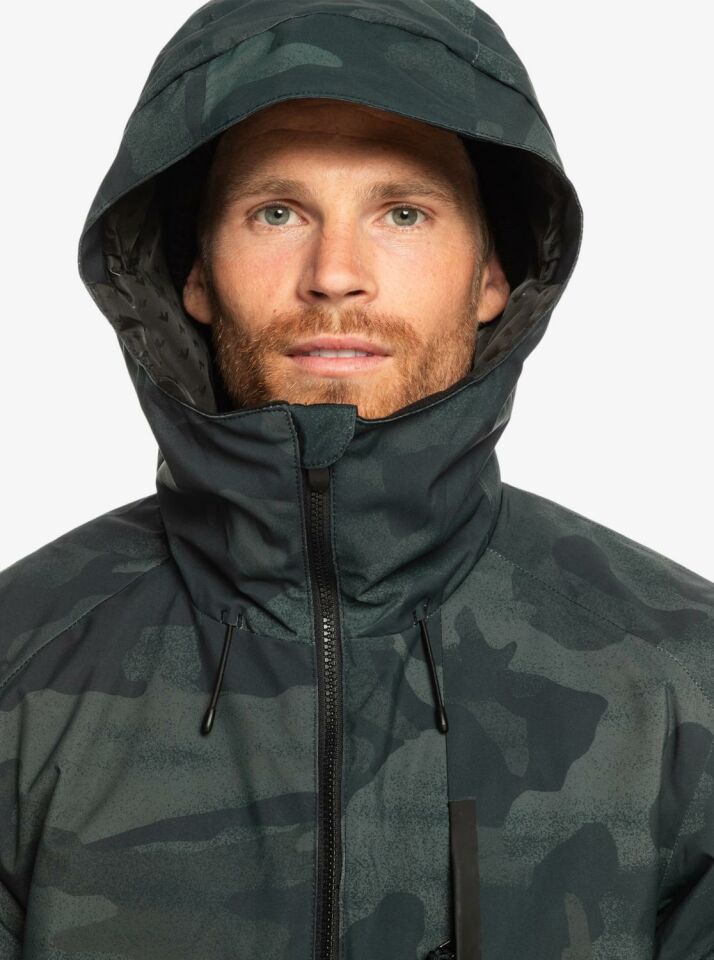 Quiksilver Mission Printed Block Erkek Kayak/Snowboard Montu-EQYTJ03403